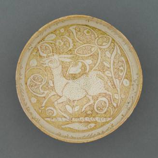 Bowl with Design of a Gazelle