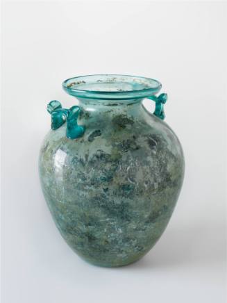 Roman Glass Cinerary Urn (Olla)