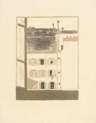 Houses in the Courtyard (Maison dans la cour) from"Some Scenes of Parisian Life" ("Quelque aspects de la vie de Paris"