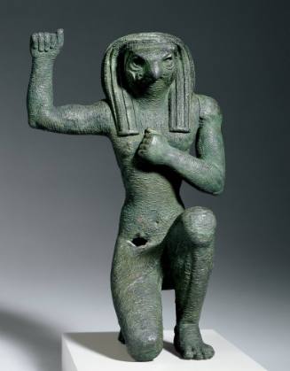 Falcon-Headed God in Soul of Pe Pose