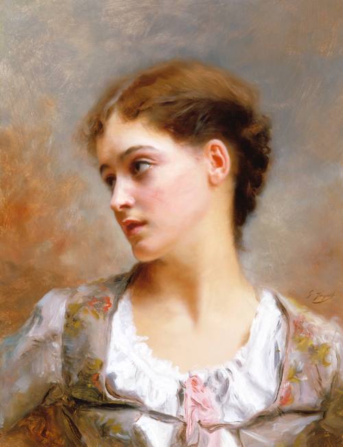 Head of Young Woman