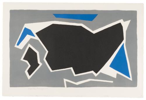 Blue, Gray and Black