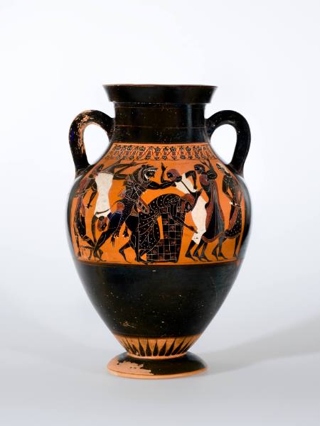 Black-Figure Amphora: Herakles and Busiris – Objects – Cincinnati