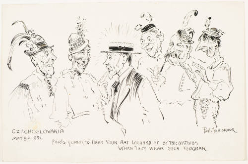 Feels Queer to Have Your Hat Laughed at by the Natives, When They Wear Such Topgear