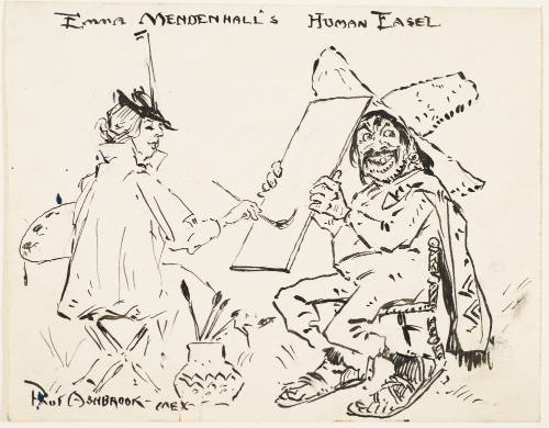 Emma Mendenhall's Human Easel