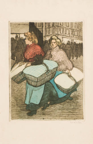 Laundresses Carrying Back the Work