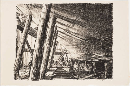 Building a Cross Channel Train Ferry (Underneath the Bow)