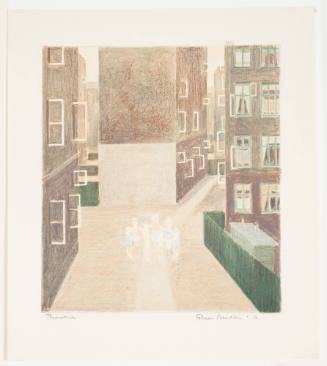 Backyard with Children at Play