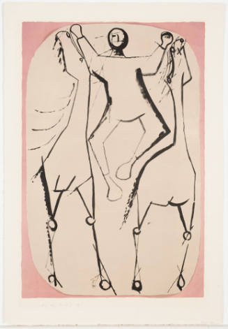 Acrobat with Horses