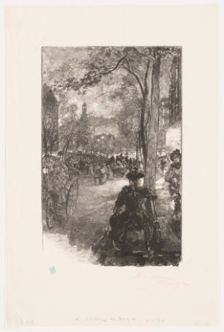 Boulevard Montmartre, Evenine