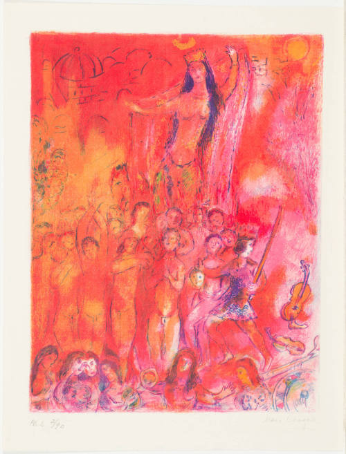 They Were in Forty Pairs, Thus Numberiing Four Score and in Their Midst a YoungLady, Riding on a Horse, Her Face Unveiled...