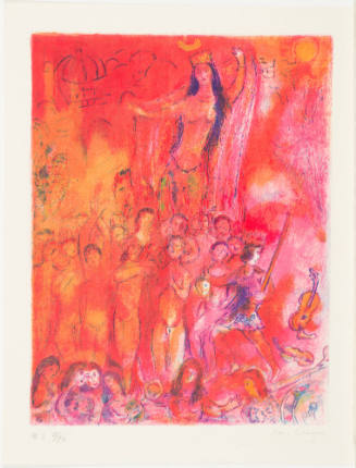 They Were in Forty Pairs, Thus Numberiing Four Score and in Their Midst a YoungLady, Riding on a Horse, Her Face Unveiled...