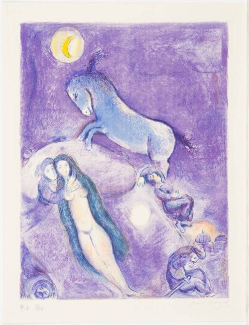 He Went up to the Couch and Found a Young Lady Asleep, Chemised with Her Hair as She Were the Full Moon Rising Over the Eastern Horizon...