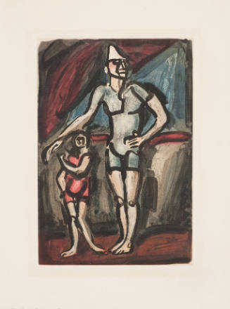 Two Clowns, Standing