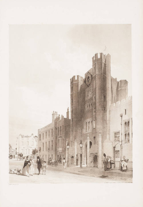 N. Front to St. James's Palace from Cleveland Row