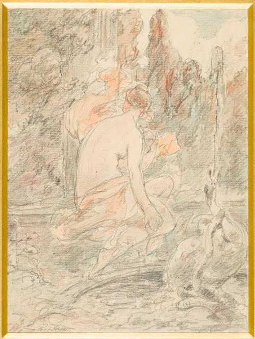 Figure by a Fountain