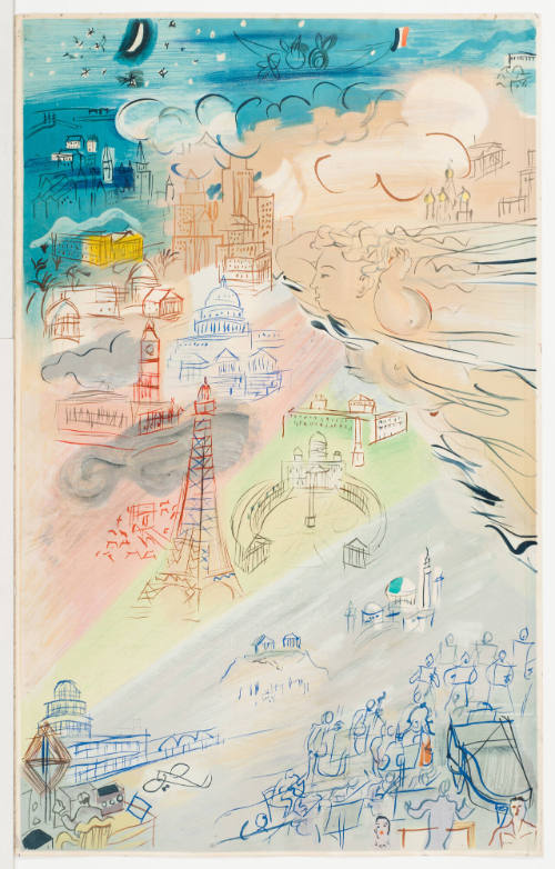 Plate No. 1 from La fée électricité