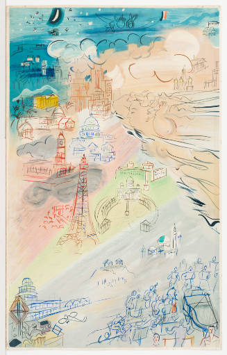 Plate No. 1 from La fée électricité