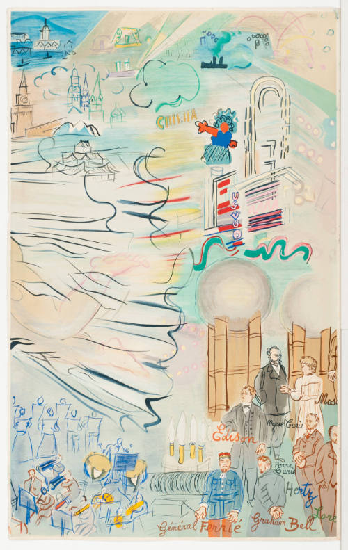 Plate No. 2 from La fée électricité