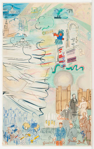 Plate No. 2 from La fée électricité