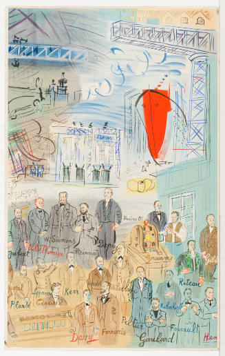 Plate No. 4 from La fée électricité