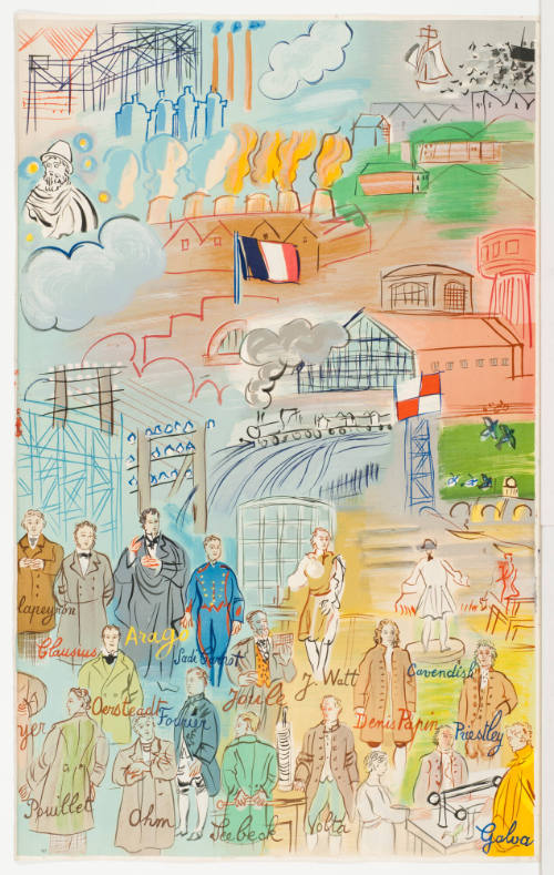 Plate No. 7 from La fée électricité