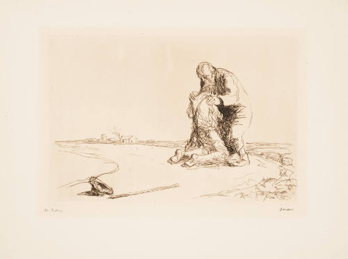 Return of the Prodigal Son (Le retour de l'Enfant prodigue) ( fourth plate)