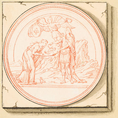 Louis Delivering a Shield to a Supplicant