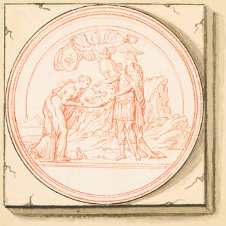 Louis Delivering a Shield to a Supplicant