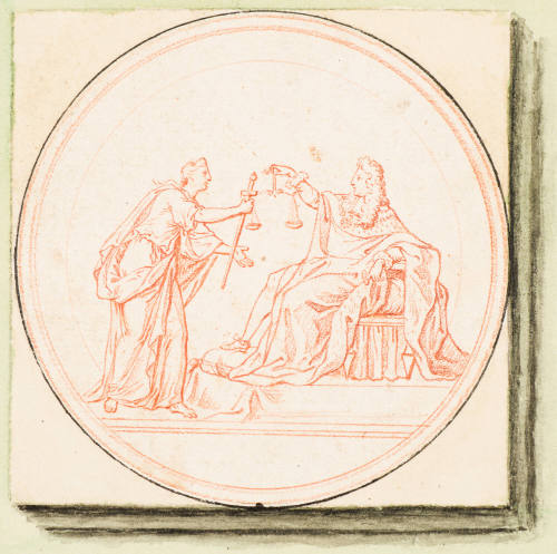 The King Dispensing Justice
