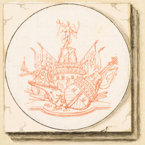 Mersa Et Fugata Anglorum Et Batavorum Classe, 1690