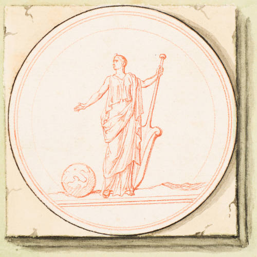 France with a Steering-Oar and Globe