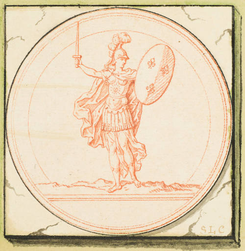 Mars Upholding the Shield of France