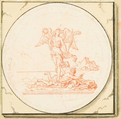 Victory and an Island or River God