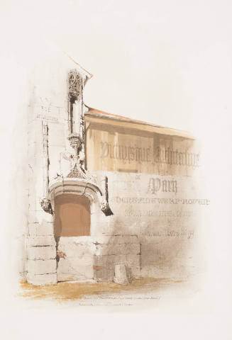 Title Page for Picturesque Architecture in Paris, Ghent, Antwerp, Rouen, etc.