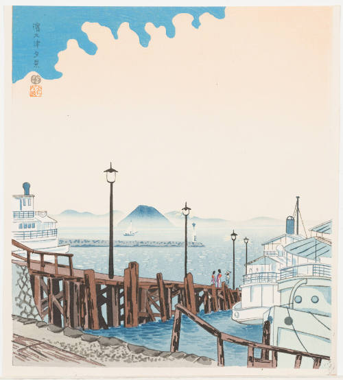 Evening Scene of Hama-Otsu