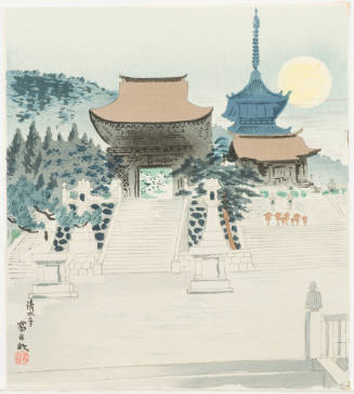Full Moon Viewed at the Temple Kiyomizu