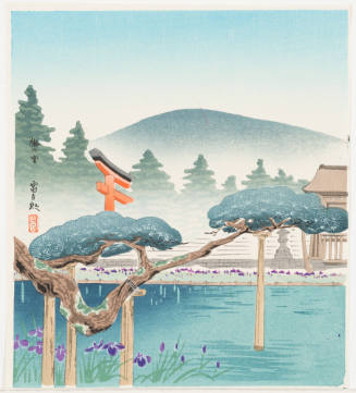The Irises of Umenomiya Shrine