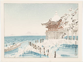 The Katata Ukimido Temple on Lake Biwa [Katata Ukimidō]