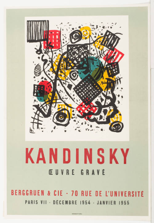 Kandinsky Oeuvre Gravé