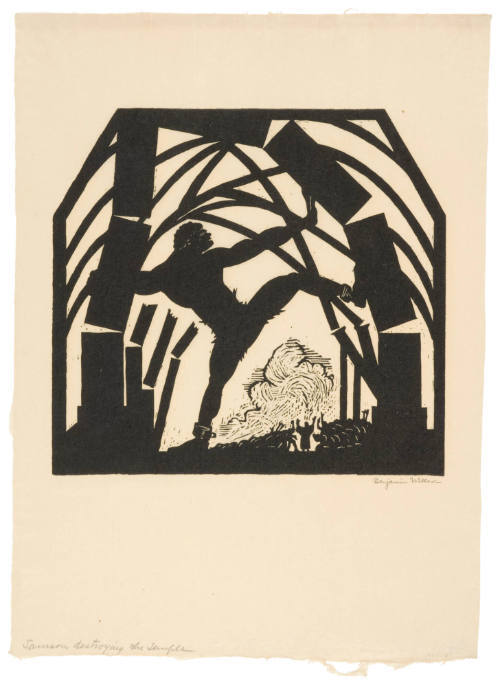 Samson Destroying the Temple