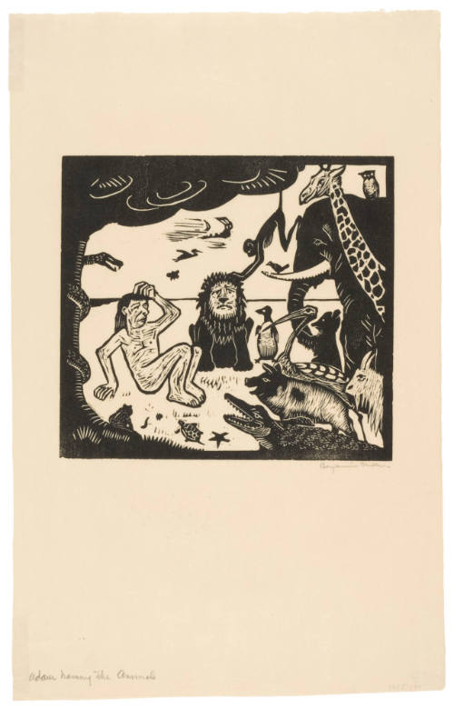 Adam Naming the Animials