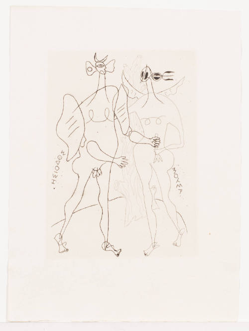 Plate No. 2 from Theogonie D'Hesiode