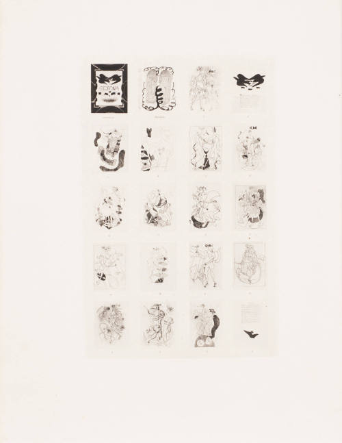 Theogonie D'Hesiode (endpiece and index of plates)