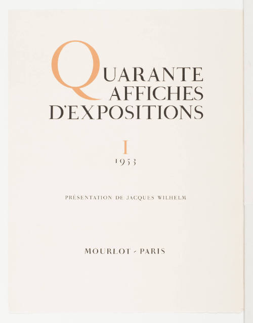 Quarante Affiches D'Expositions