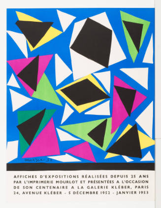 Exposition D'Affices Galerie Klèber, Paris December 5, 1952