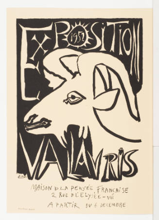 Poteries De Vallauris Maison De La Pensèe Francaise Paris December 6, 1952