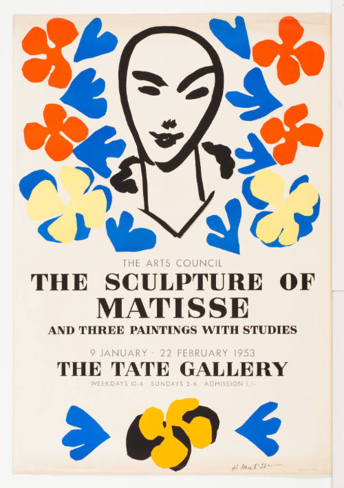 The Sculpture of Matisse and Three Paintings with Studies the Tate Gallery Sponsored by the Arts Council of Great Britain January 9-February 22, 1953