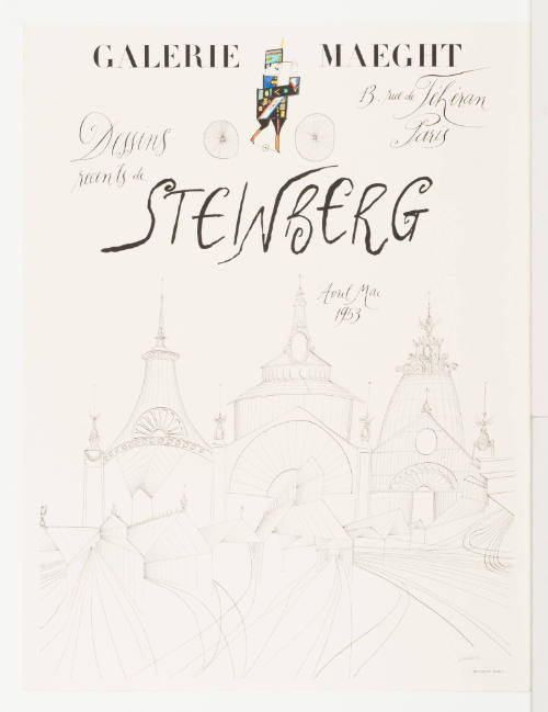 Dessins Rècents De Steinberg, April, May, 1953 Galerie Maeght, 13 Rue De Teheran Paris