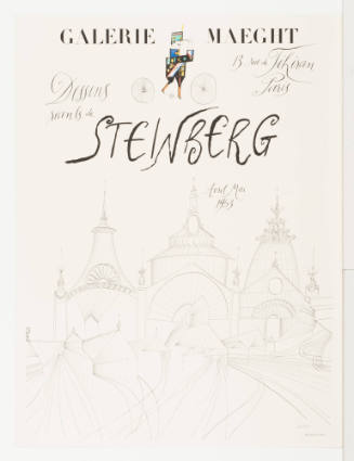 Dessins Rècents De Steinberg, April, May, 1953 Galerie Maeght, 13 Rue De Teheran Paris